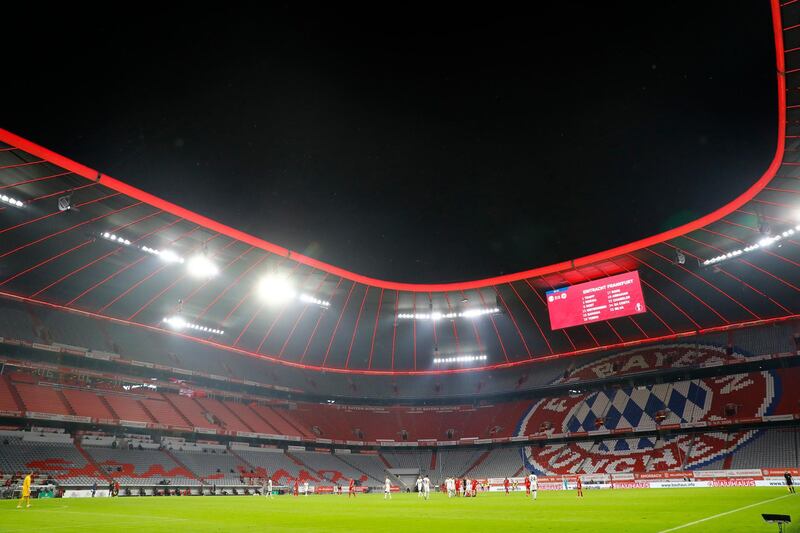 The Allianz Arena on match night. Getty
