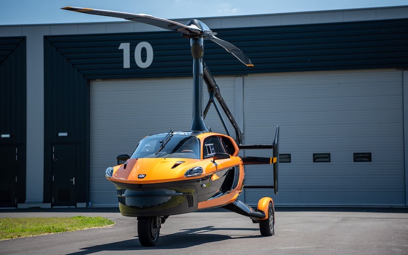 The two-seater Liberty is called the world's first flying car because it combines a gyroplane and a car