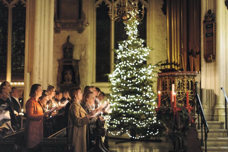 Singing for Syrians Carol Service in St Margaret’s Church, Westminster, in 2018. Courtesy Hands Up Foundation