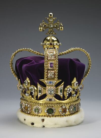 St Edward's Crown weighs 2.23kg. Photo: Royal Collection Trust