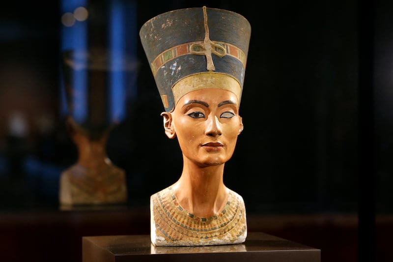 The bust of Queen Nefertiti. AFP