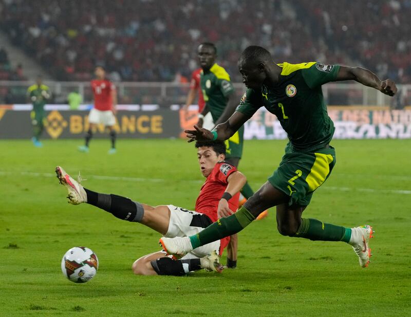 Saliou Ciss 8 - Was a threat throughout with his pace causing havoc when overlapping Sadio Mane. The 32-year-old’s pace was too much for the Egyptian defence in the opening minutes, winning a penalty as he was taken down inside the box. AP Photo