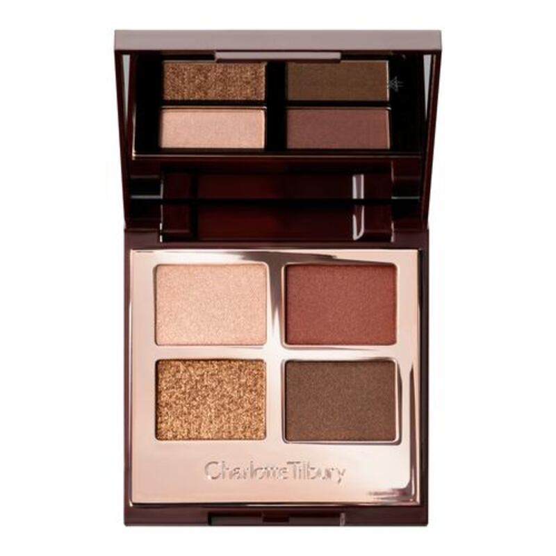 Bella Sofia eyeshadow palette, Dh240, Charlotte Tilbury. Courtesy Charlotte Tilbury