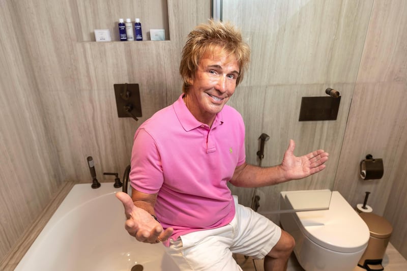 DUBAI, UNITED ARAB EMIRATES. 08 MARCH 2021. British millionaire plumber, Charlie Mullins, has started a new business venture in Dubai. (Photo: Antonie Robertson/The National) Journalist: Kelly Clarke. Section: National.
