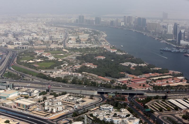 
DUBAI , UNITED ARAB EMIRATES Ð April 25 , 2015 : View of the Bur Dubai and Creek  area in Dubai. ( Pawan Singh / The National ) For Travel. Story by Rosemary Behan 

 *** Local Caption ***  PS2504- TRAVEL DUBAI15.jpg