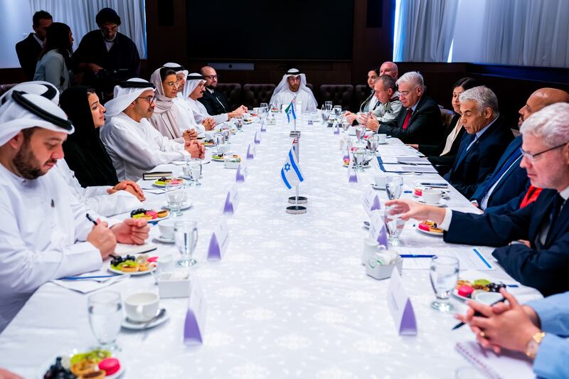Sheikh Abdullah stressed the keenness of the Emirates 'to achieve peace, stability and development in the Middle East for the good and prosperity of its people'.
