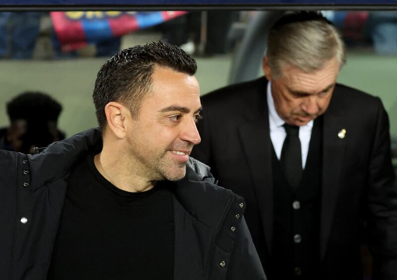 Barcelona manager Xavi insisted any complaints Real Madrid coach Carlo Ancelotti had about Marco Asensio's disallowed goal must be a "joke". Reuters