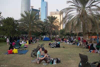 Family Park at the Corniche is one of the public spaces examined in the book ‘Abu Dhabi Public Spaces’. Courtesy Sorbonne University Abu Dhabi