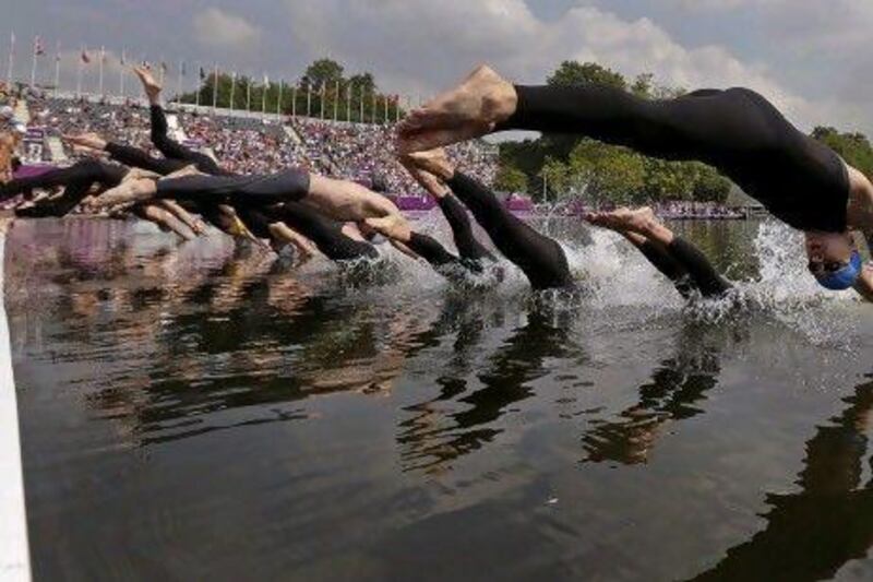 Some spectators arrived three hours to grab vantage points at the start-finish at The Serpentine.