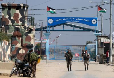 The Erez border crossing into Gaza, seen here from the Palestinian side. AFP