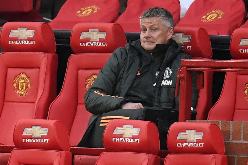 Manchester United manager Ole Gunnar Solskjaer. AFP