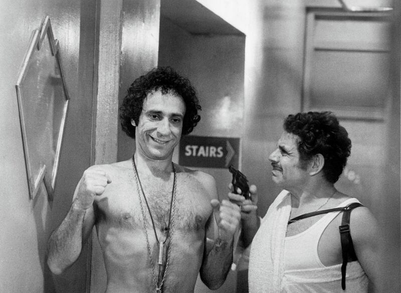 F. Murray Abraham and Jerry Stiller in "The Ritz" 1976 Warner Bros. ** B.D.M.