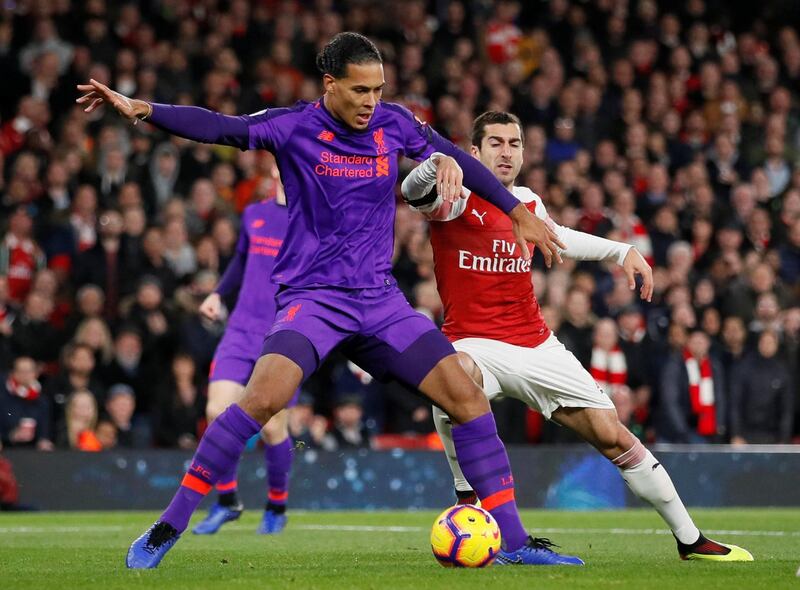 Centre-back: Virgil van Dijk (Liverpool) – Jurgen Klopp said his biggest buy could have had a hat-trick against Arsenal, but the Dutchman was dominant in his defensive duties. Reuters