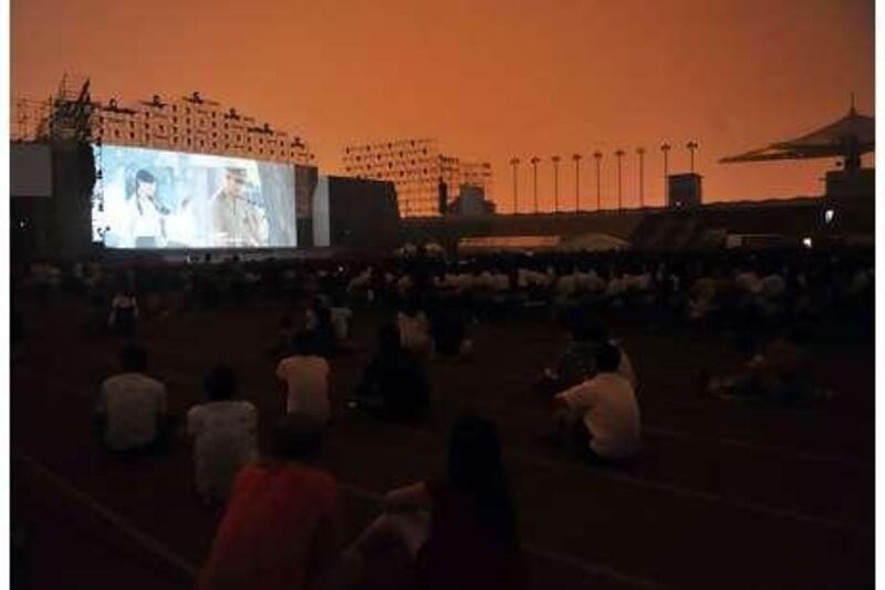 An audience in Tangshan watches the premiere of Aftershock, a film about an earthquake that struck the city in 1976. It is thought to have killed more than any other in the 20th century.