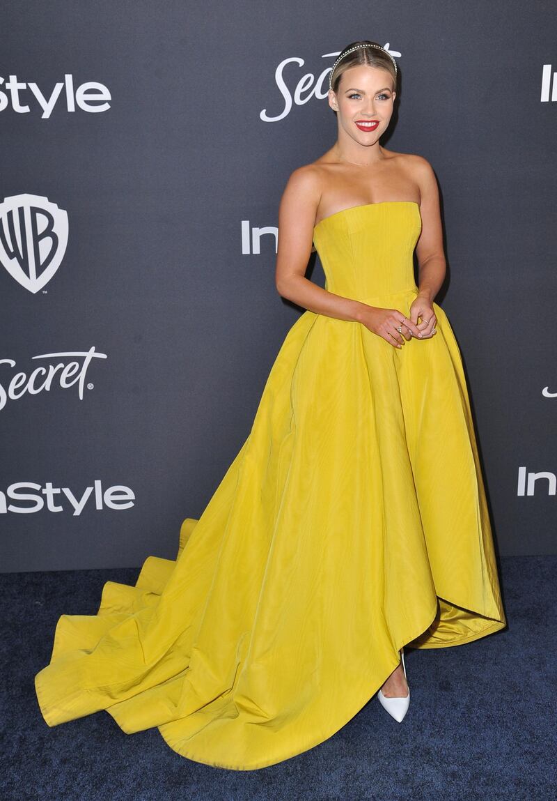 Witney Carson attends the 21st Annual InStyle And Warner Bros. Pictures Golden Globe afterparty in Beverly Hills, California on January 5, 2020. AP