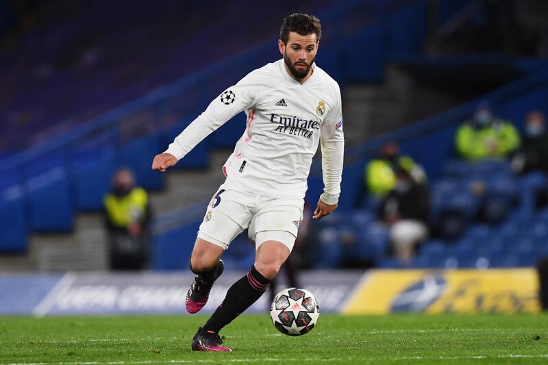 Nacho 7 – The pick of the Real Madrid defenders but his frustrations threatened to boil over and was booked for his clash with Havertz. EPA