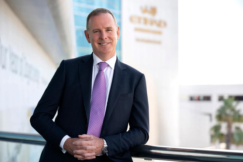 Tony Douglas, group CEO of Etihad airways. The airline reported full-year results for 2020 on March 4. 
