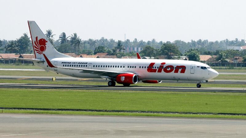 epa07212793 (FILE) - A picture made available on 18 March 2013 shows a Lion Air Boeing 737 passenger airplane on the tarmac at Soekarno Hatta international airport in Jakarta, Indonesia, 23 June 2012 (reissued 06 December 2018). Edward Sirait, CEO of Indonesian Lion Air on 06 December 2018 said the company may consider a cancellation of orders for the Boeing 737 Max plane after a Lion Air Boeing 737 Max airplane on 29 October 2018 crashed soon after take-off from Jakarta to Bali, killing all 189 people on board the plane.  EPA/MAST IRHAM