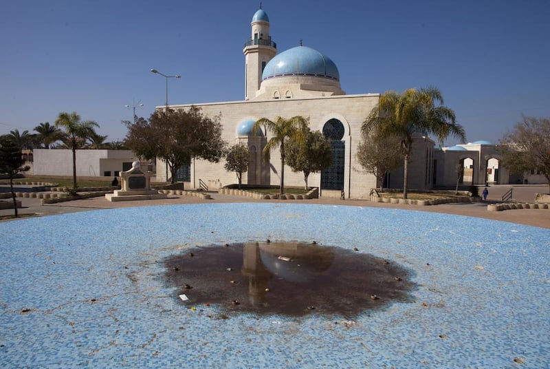 The Sheik Zayed Mosque in Sheik Zayed City in Gaza. Heidi Levine for The National