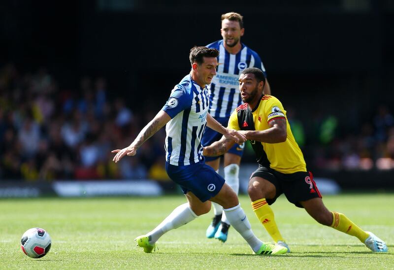 Centre-back: Lewis Dunk (Brighton) – Gave Graham Potter a dream start by keeping a clean sheet in a new-look defence and playing a brilliant ball for Neal Maupay’s goal. Getty