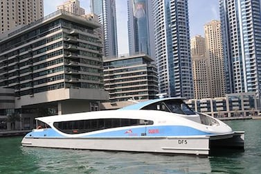 Take a weekend evening cruise around some of Dubai's best landmarks on RTA's new ferry service. Courtesy RTA