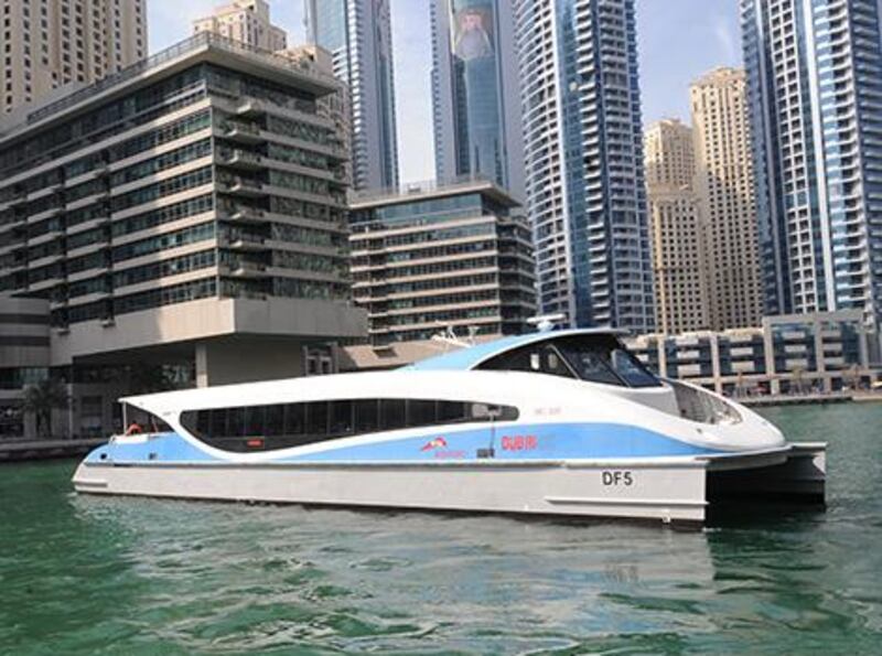 Take a weekend evening cruise around some of Dubai's best landmarks on RTA's new ferry service. Courtesy RTA