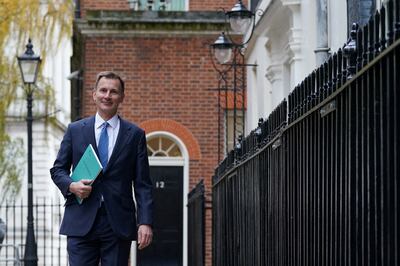 Britain's Chancellor of the Exchequer Jeremy Hunt will deliver a pre-election Budget on March 6. Reuters 