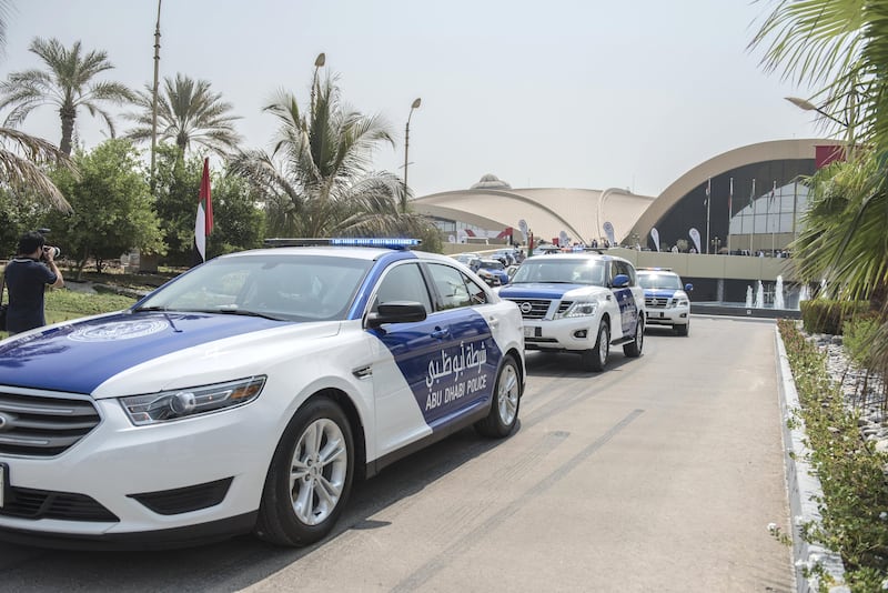 Abu Dhabi, UAE: Abu Dhabi Police unveils new patrol with new emblem launced at the Armed Forces Officers Club in Abu Dhabi,UAE, on 17 September 2017, Vidhyaa for The National 