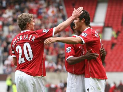 Cristiano Ronaldo and Ole Gunnar Solskjaer were teammates during Ronaldo's first spell at Manchester United.
