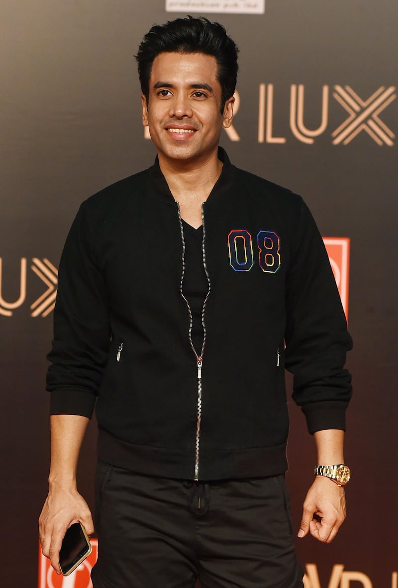 Bollywood actor Tusshar Kapoor attends the premiere of Hindi film 'Bharat' in Mumbai on June 4, 2019.  AFP