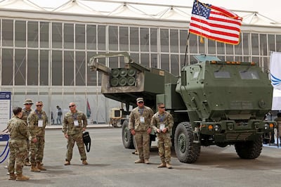 The US Himars launcher can propel missiles up 300 kilometres with an accuracy of within five metres. AFP