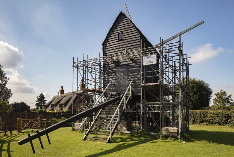 Bourn Mill in Bourn, Cambridgeshire, has been added to Historic England's at-risk register.