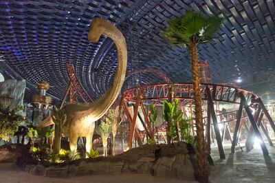 The Lost Valley zone at IMG Worlds of Adventure, Dubai. Antonie Robertson / The National