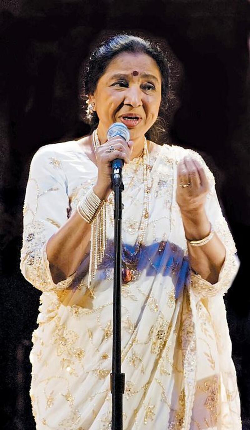 Asha Bhosle has sung in more than 1,000 films in a career that has spanned 70 years.

