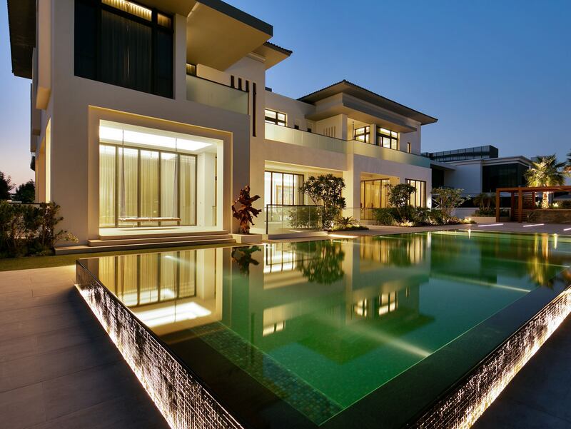 A custom-built luxury villa in Dubai Hills Estate. Dubai was one of the first cities to reopen its borders to international tourists in July 2020. Photo: Luxhabitat Sotheby's International Realty