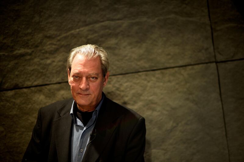 U.S. author Paul Auster poses before the presentation of the Spanish translation of his latest novel 4 3 2 1 in Bilbao, Spain, September 6, 2017. REUTERS/Vincent West