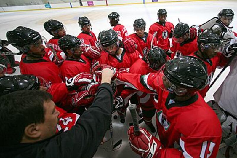 The UAE national hockey team travel to Kuwait this weekend for the International Ice Hockey Federation Asian Challenge Cup looking to repeat their 2009 success.