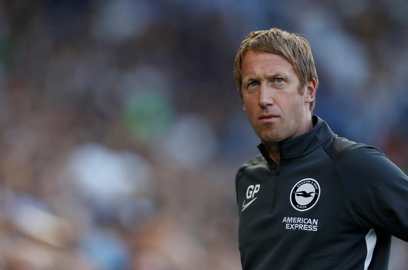 Watford 1 Brighton & Hove Albion 1. Saturday, 6pm. Brighton have a new manager in Graham Potter, pictured, and he can oversee a solid start at Vicarage Road. Reuters