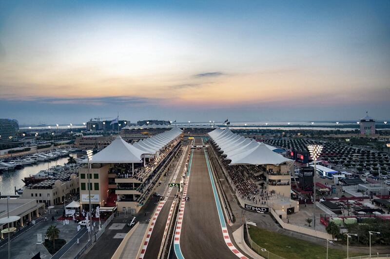 YAS ISLAND, ABU DHABI, UNITED ARAB EMIRATES - December 01, 2019: The final race of the Formula 1 Etihad Airways Abu Dhabi Grand Prix.

(  Abdullah Al Junaibi for Ministry of Presidential Affairs )
---