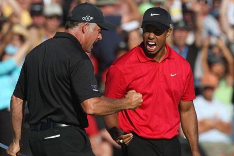 Images of Tiger Woods fist-bumping or sharing a hug with caddie Stevie Williams at the US Open in 2008 were indelible. Williams' firing, and subsequent comments, have tainted the memory.