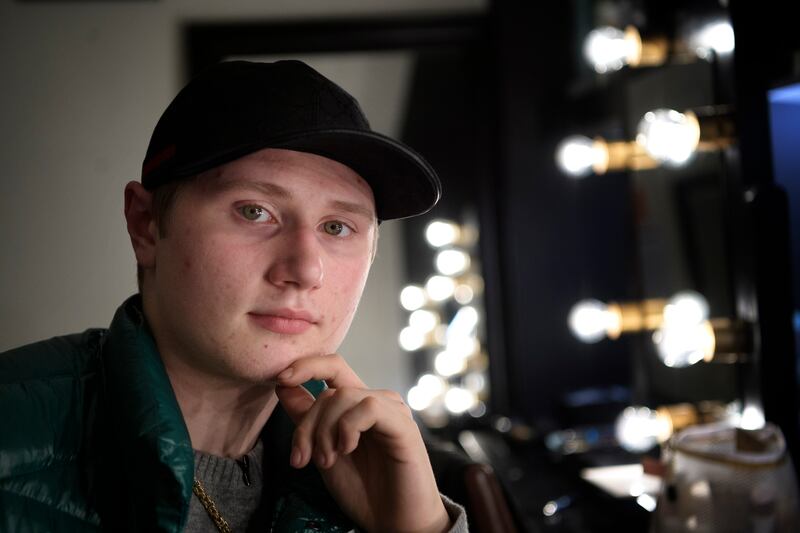 (FILE) - A November 2019 file photo shows Swedish rap artist Einar (issued 22 October 2021).  Einar was shot to death in the street at the Hammarby Sjostad district in Stockholm late 21 October 2021, according to police.   EPA / Jessica Gow SWEDEN OUT  MANDATORY CREDIT