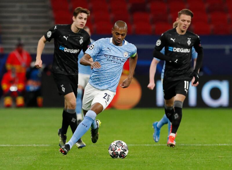 SUBS: Fernandinho, 7 - The slick nature of the midfielder’s decision making showed great composure, and he was constantly looking for a third goal on the night. Reuters