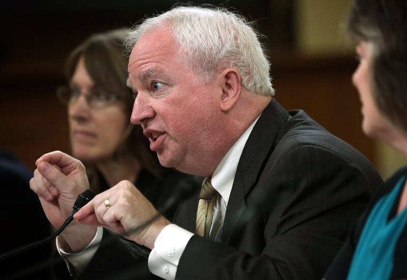 John Eastman, lawyer, at a hearing before the House Ways and Means Committee. AFP