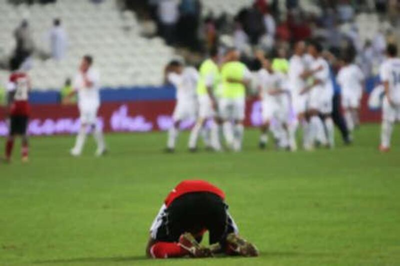 Al Ahli, seen here after losing to Auckland City, put on a poor show at the Club World Cup in Abu Dhabi last year.