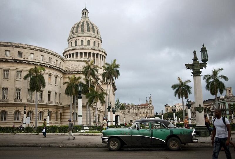 Cuba. For all its outdated 1950s Fords and ­cigar-chewing icons, Cuba is years ahead of many countries when it comes to areas such as health and education. For those yearning to get a glimpse of what this Caribbean island has to offer (before Starbucks and ­McDonald’s invade), and even more so for Americans who are soon to have a 54-year travel ban lifted, Abercrombie & Kent is offering a 13-day tour. The Across the Island: People to People package starts in Miami, visiting Holguín, Santiago de Cuba, Camagüey, Cayo Santa Maria, Caibarién, Remedios and Cienfuegos, completing the journey in Havana. Taking in many of the island’s key sights, the package starts from $7,995 (Dh29,365), and includes return flights from Miami, accommodation for two, transportation throughout the trip, food and a tour guide. International flights are not included (www.abercrombiekent.com). Qatar Airways flies from Abu Dhabi to Miami, via Qatar, from Dh4,975 return per person, including ­taxes (www.­qatarairways.com). Bloomberg