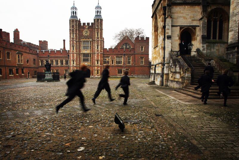 Eton College is Britain’s eighth most expensive boarding school, charging fees of $55,000 a year. Getty