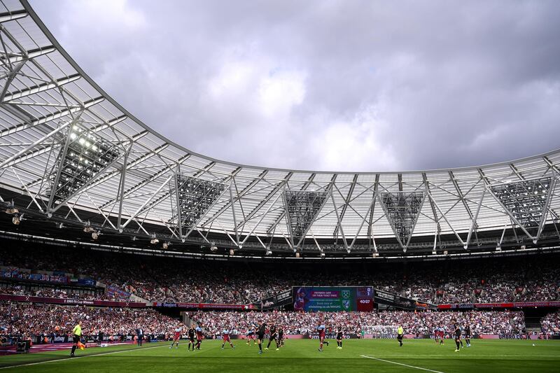The London Stadium saw City maintain their winning run in the Premier League, that stretches back to February. Getty