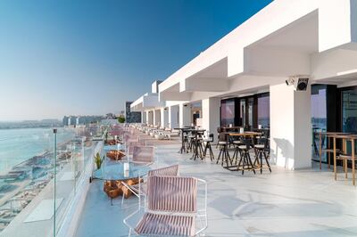 The Penthouse is a great spot to lounge during the day or enjoy sunset in the evening Five Palm Jumeirah