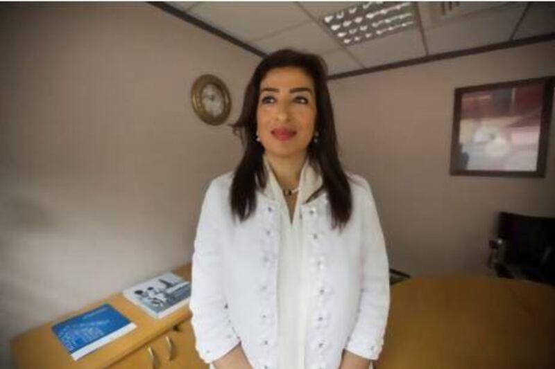 Dr Mahnaz Emami in her Dubai office. Jaime Puebla / The National Newspaper