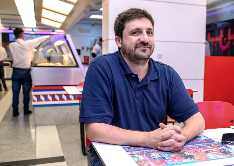 Barbar restaurant customer, Chris Chedid. Victor Besa / The National